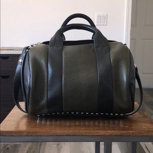 Alexander Wang Rocco duffle pebbled leather bag